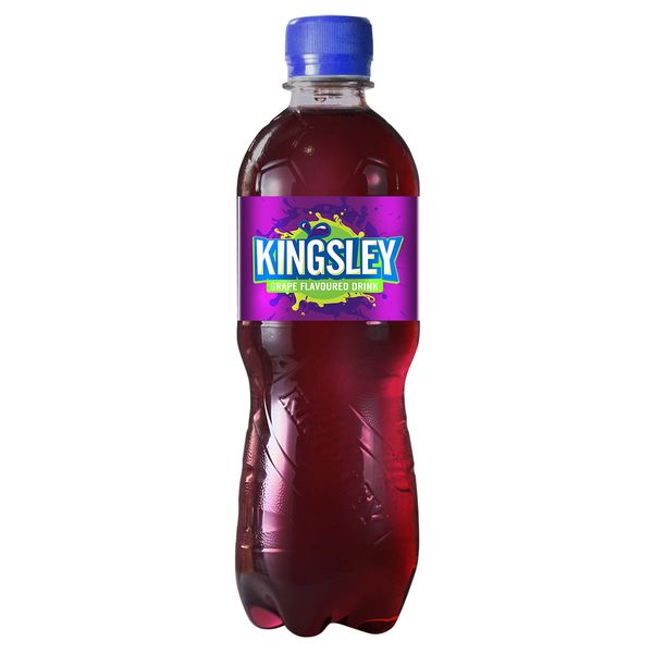 Kingsley Sparkling Soft Drink - Grape (24 x 500ml PET)