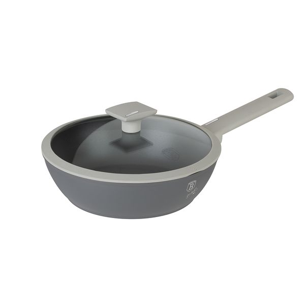 Berlinger Haus 24cm Titan Pro Non-Stick Coating Deep Frypan - Anthracite