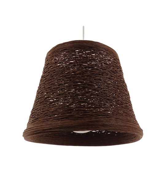 Bamboo Wound Pendant Light - Natural Material Rattan Art E27 Ceiling Lamp