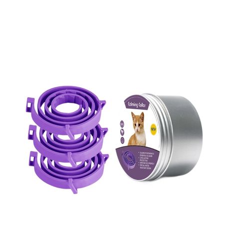 3-Pack Cat Calming Collars - 60-Day Fast Acting Pheromone Image