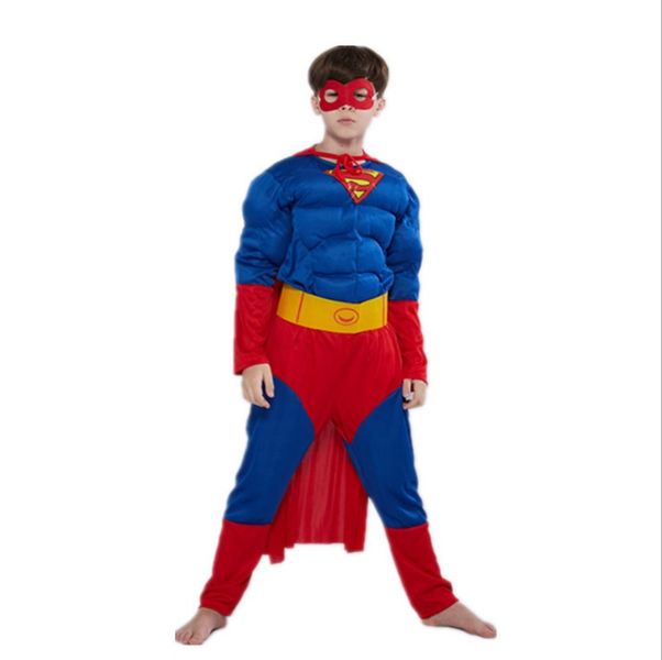 Superman Inspired Padded Muscle Superhero Costume