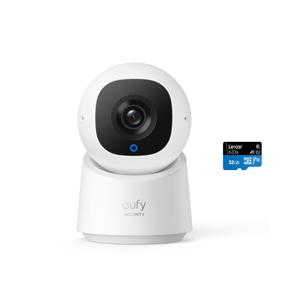 Eufy Security C220 Indoor Wi-Fi Security Camera with 32GB MicroSD