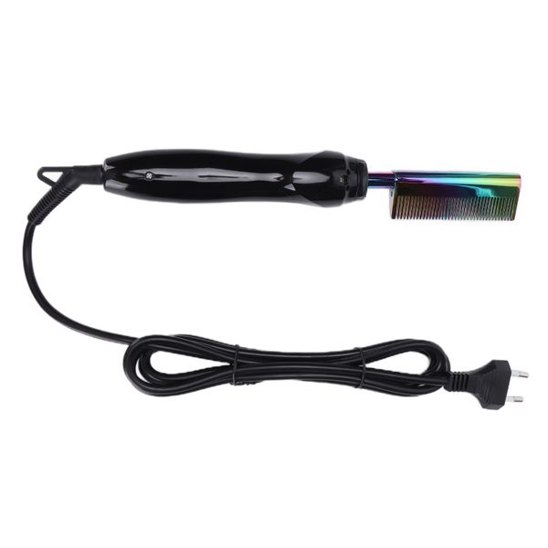 Electric Hot Comb Hair Straightening Straightener Pressing Comb for Long