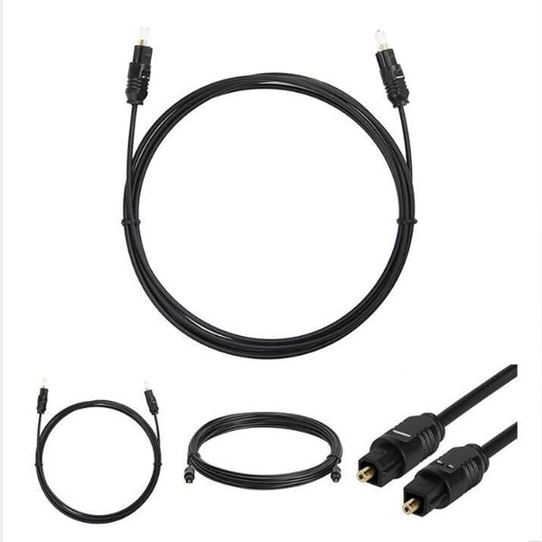 Fiber Optic Digital Audio Cable 2 Meter Black