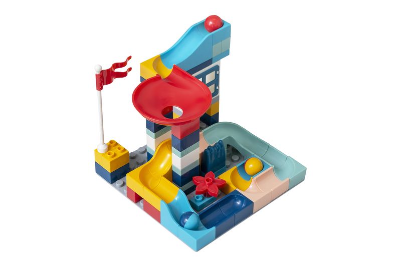 Jeronimo Build-It up Marble Run Track 78 Piece