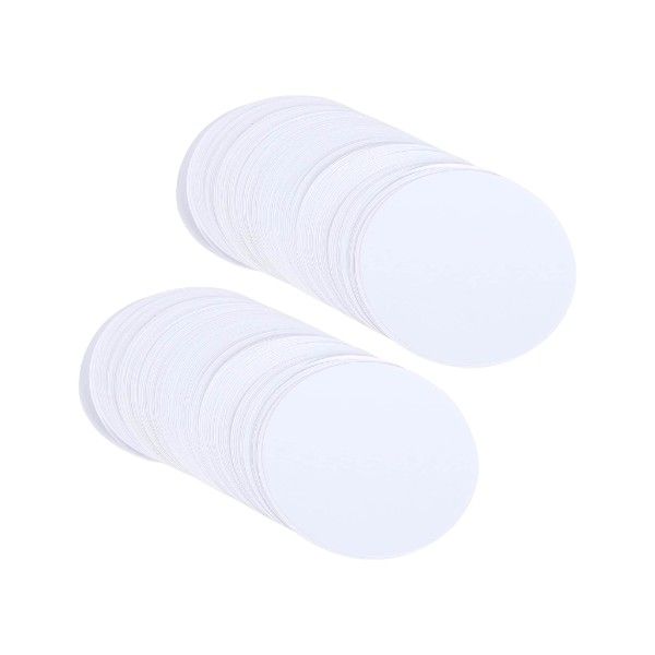 100 Piece - 4.5 Inch Non-Stick Baking Sheets With Silicone Coating - White