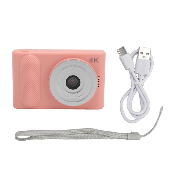 48MP 4K Pocket Camera - 16X Zoom, 2.4" TFT Pink