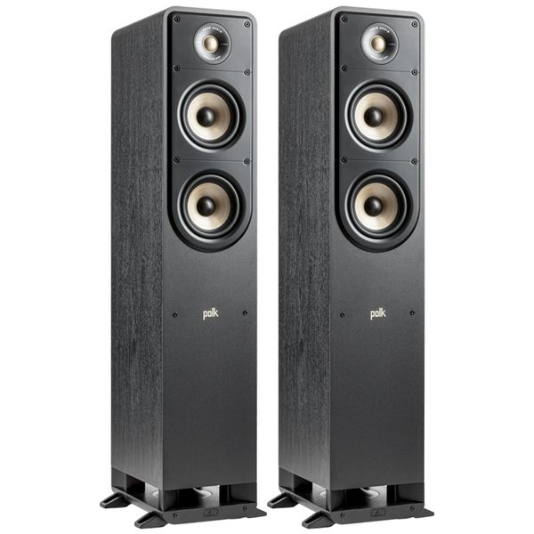 Polk Signature Elite ES50 Floor-Standing Tower Speakers (Pair) - Black
