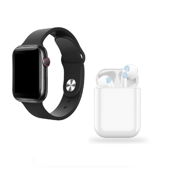 Wireless Sports Gift Combo - Smart Watch, Pro Earphones + Extra Watch Band