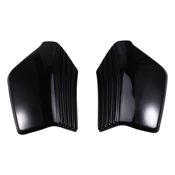 1Pair Black L and R Rearview Mirror Trim Cover For Honda Goldwing Gl1500