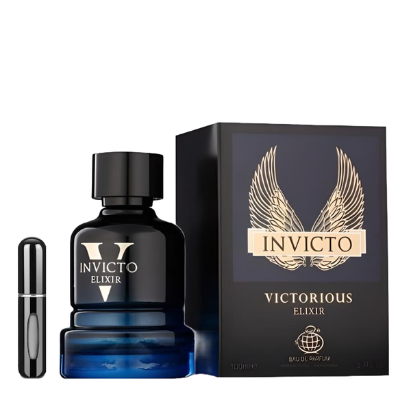 Invicto Victorious Elixir EDP - 100ml + Refillable Decant with Perfume