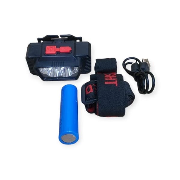 USB Rechargeable Headlamp With 18650 Lithium Battery-BT