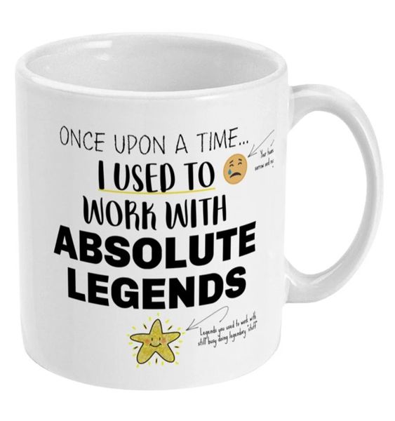 Absolute Legends Christmas Birthday Leaving Coworker Colleague Gift Mug