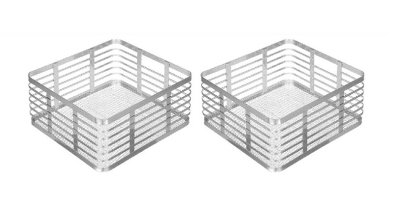 Chrome Multi-Purpose Storage Baskets