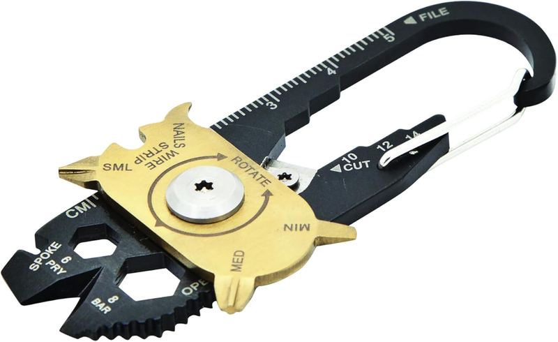20 in 1 Carbon Steel Keychain Handheld Multi-Tool, Men's Accessories Tool