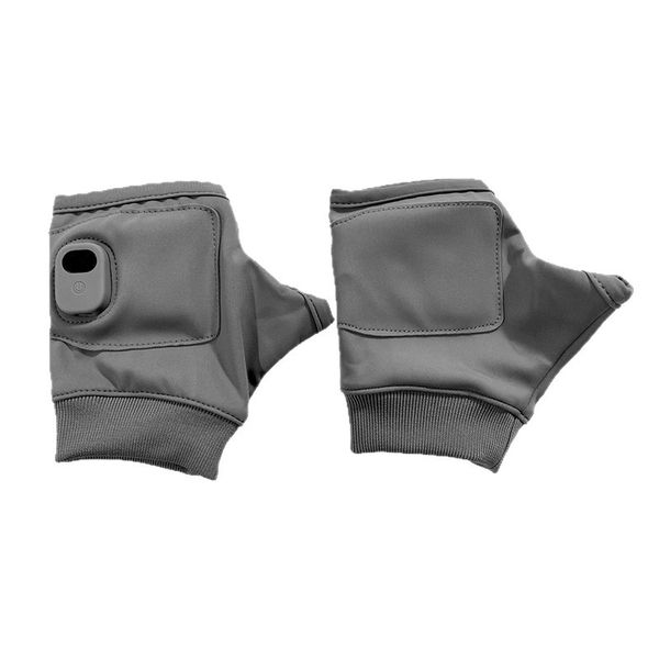 USB Electric Heated Half-Finger Gloves for Typing &amp; Gaming - 3 Levels