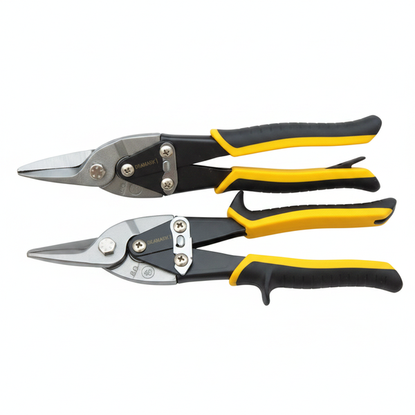 Deamark Straight Cut Aviation Snip with Ergonomic Handle - 2 Pack