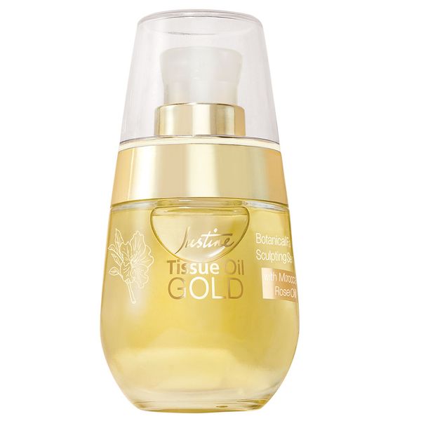 Justine Tissue Oil Gold Botanical Facial Sculpting Serum - 30ml