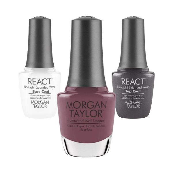 15ml Must Have Mauve - Morgan Taylor 3pc Nail Polish Set