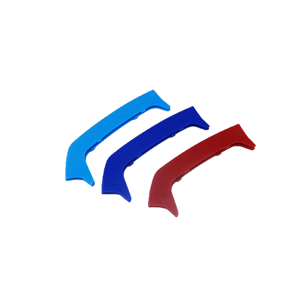 M Sport Coloured Grill Strips for '12-14 BMW F20 1-Series 11 Bar Version