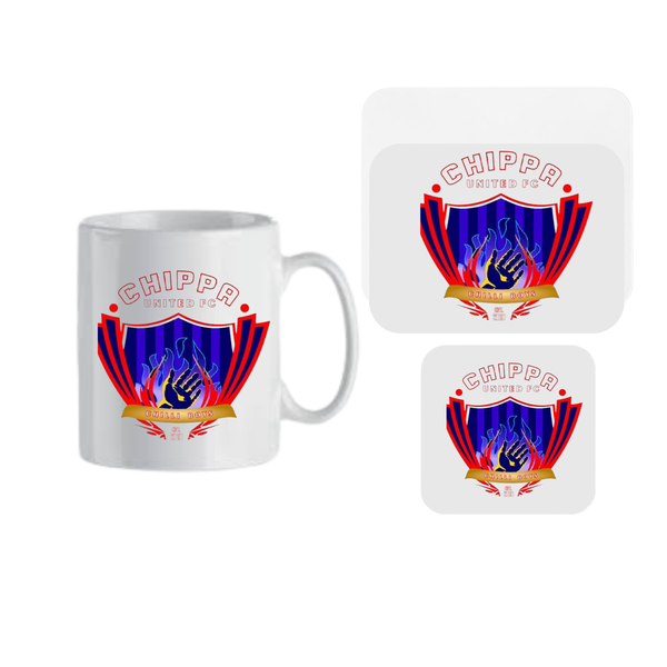 Mug, Coaster and Mouse Pad Combo - Chippa United