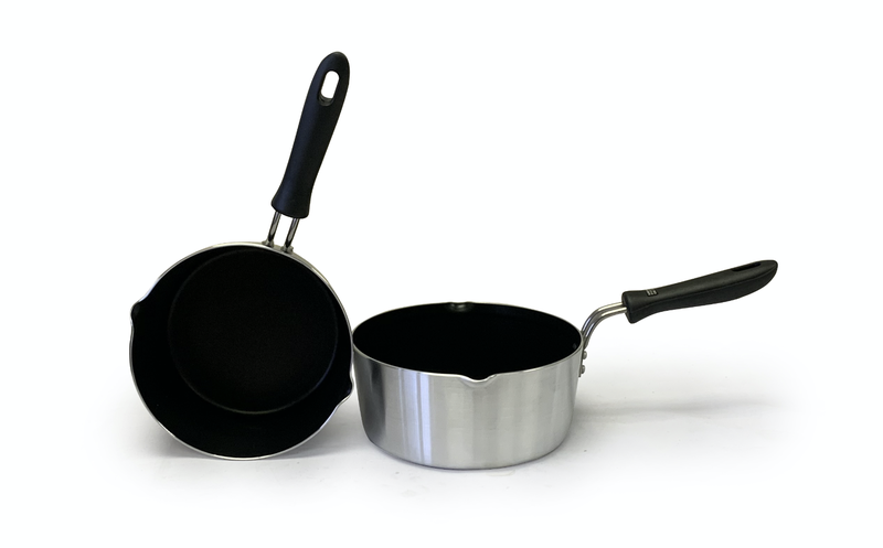 Stainless Non Stick Sauce Pans Combo - 18cm &amp; 20 cm