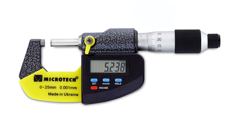 Microtech 75mm/3Inch -100mm/4Inchx 0.001mm/0.00005Inch Digital Micrometer