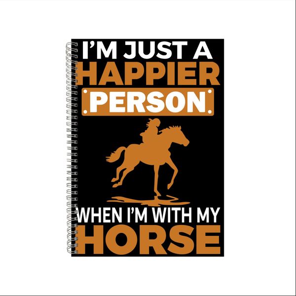 Horse Notebook Equestarian Gift Idea A4 Notepad Pad 32
