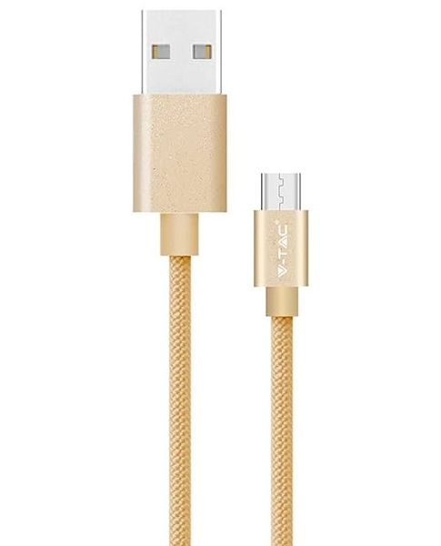 Borofone 1m USB-A To Micro USB Gold Charging Data Cable - BX21