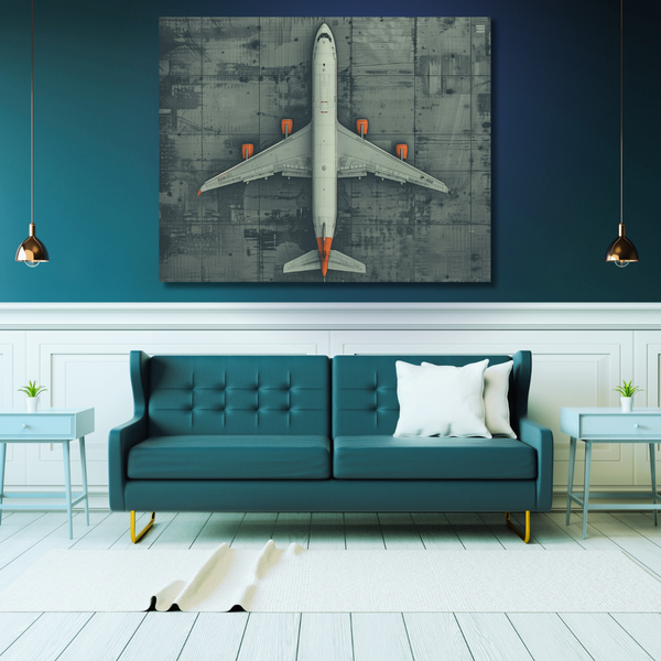 Canvas Wall Art Decor - Plane Off 02 Artwork