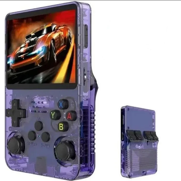 Retro gaming console - R36S - Purple - 3.5-inch IPS screen - 3500mAh