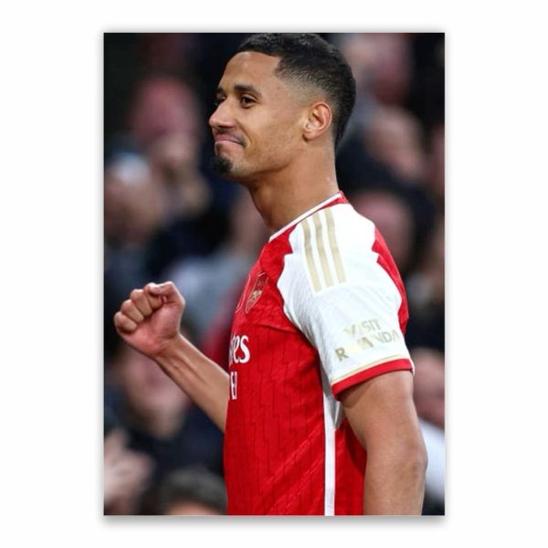 William Saliba Arsenal Poster - A1