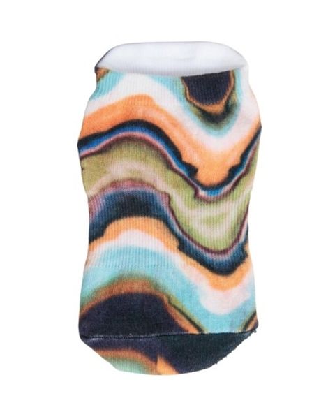 Women's Non Slip Grip Socks for Pilates, Barre, Yoga, Rebounding (S/M) Melt