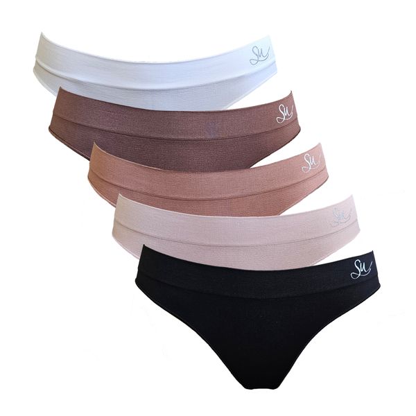 Seamfree - Thong/G-String Panties - 5 Pack