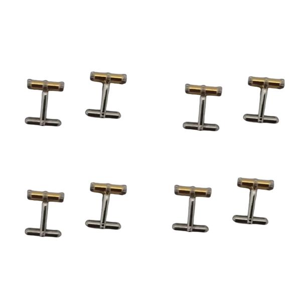 Men's T-Bar Cufflink - Pack of 4
