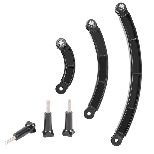 3 Way Helmet Arm Extension For Gopro 9 8 7 6 5 Sjcam 4K Without Screw