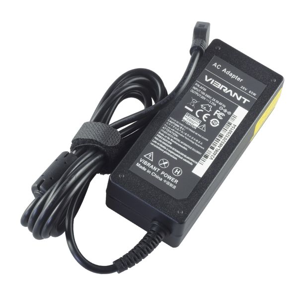 Vibrant 20V 3.25A 65W AC Adapter for Lenovo Laptop