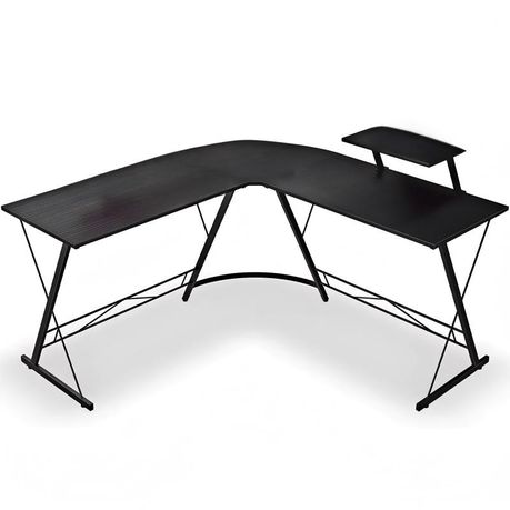 L-Shaped Gaming Desk Workstation Computer Table Corner Table Image