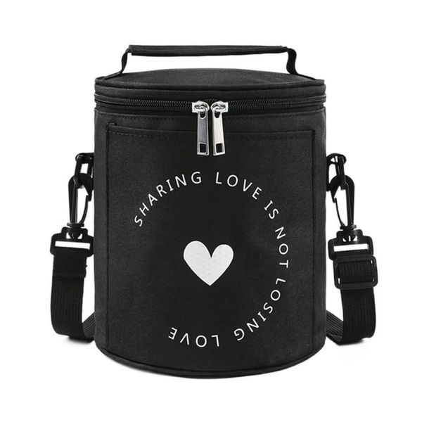 Basic Insulated Lunch Bag Portable, Foldable Tote with Adjustable Strap