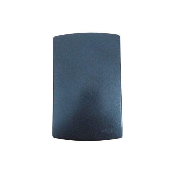 4 x 2 Black Blank Cover - 5 Pack.