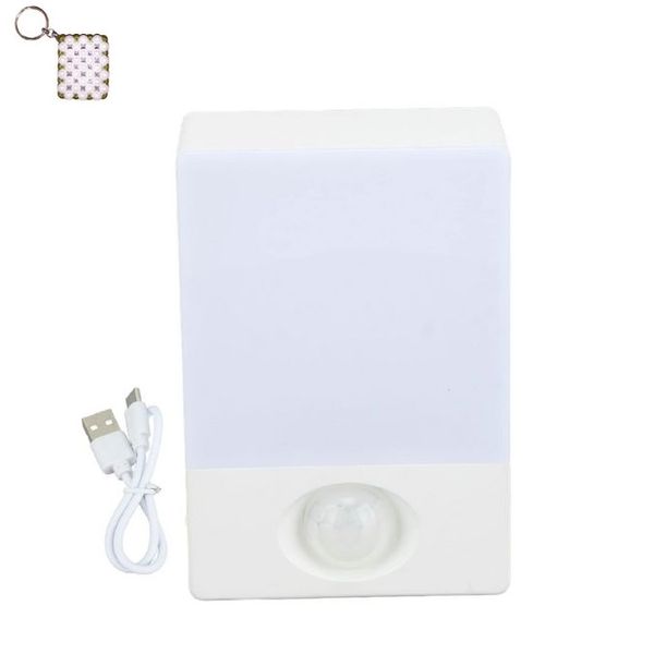 AB-XY05 White Rechargeable Motion Sensor LED Light And A Keyholder