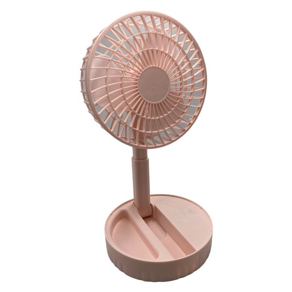 Compact Multi-Function Desktop Fan with Adjustable Angles