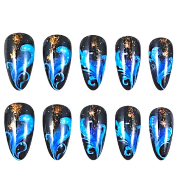 24 Piece - Starry Night Sky Press-On Nail Set