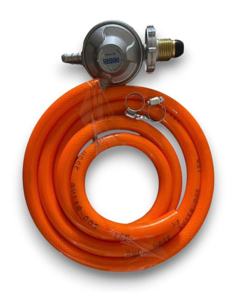 ACE Gas Regulator with 2m Hose and 2 Clamps L.P.G