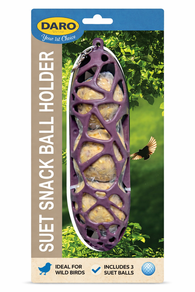 Daro Suet Snack Ball Holder with 3 Suet Balls