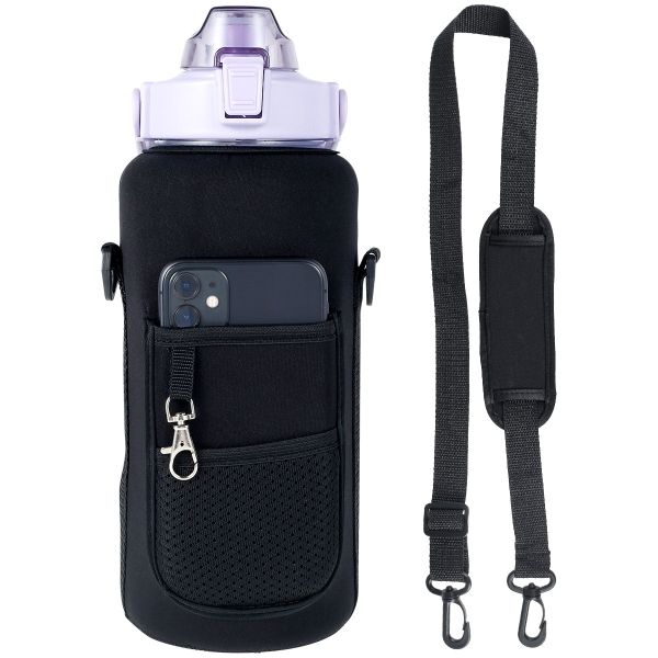 RevUp - Water Bottle Sleeve with Strap for Gym Water Bottles - 2L