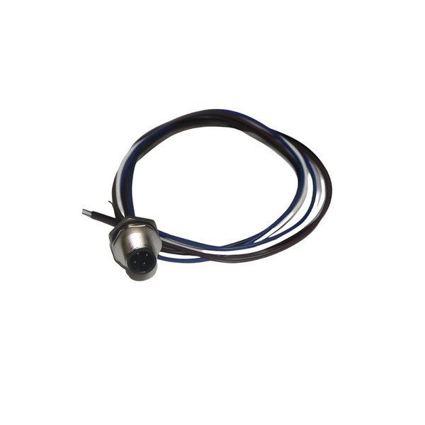 PM12AM4R-WL/16 M12 A Code 4-Pole Male Circular Connector with Flylead IP67