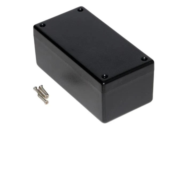 1594CWBK Heavy Duty ABS Enclosure 104x66x33mm Black IP65 Rated