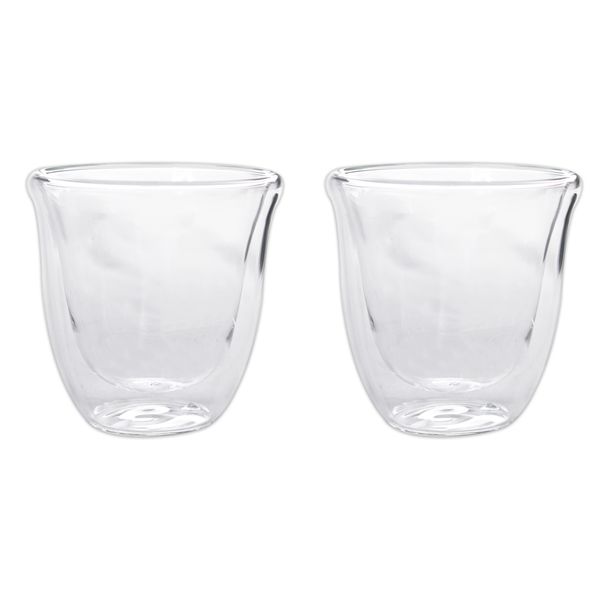 LMA Double-Wall Hot and Cold Beverage Cappuccino Cups - Set of 2 - 240ml