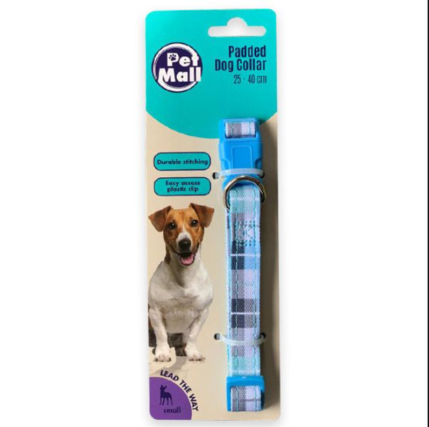 Pet Mall-3x Dog Collar - Plastic Clip - Small Dogs - 25-40cm